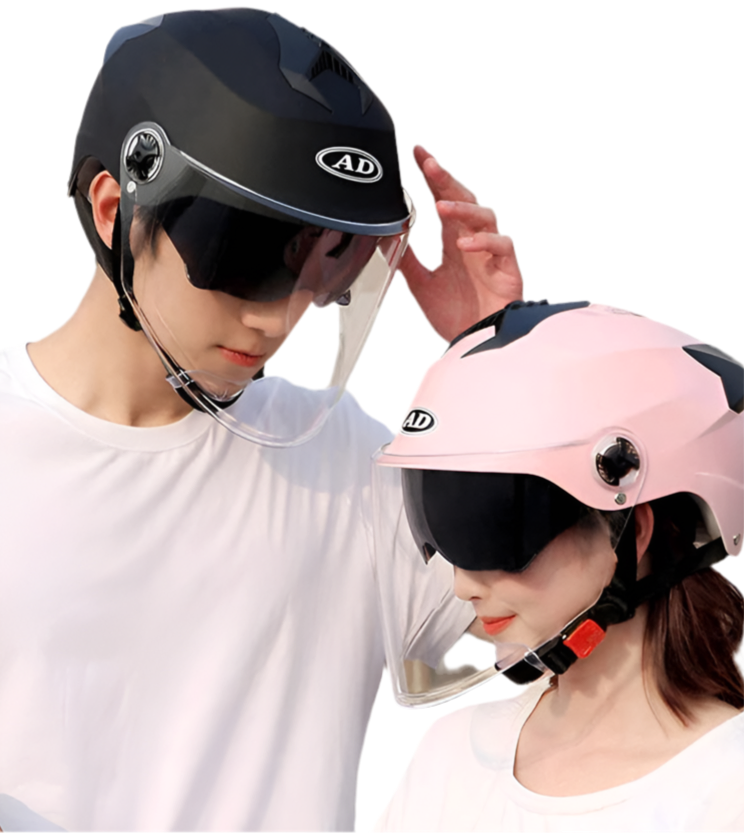 Dany'L - 🪖 Casque LED Rechargeable – Moto / Scooter / Trottinette