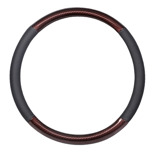 Dany’L - Housse de Volant en D ou O, Cuir/Carbone - Ø38 cm