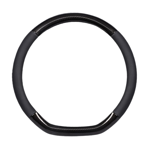 Dany’L - Housse de Volant en D ou O, Cuir/Carbone - Ø38 cm
