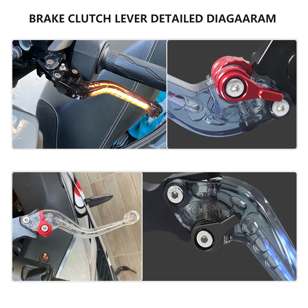 Dany'L - 🏍️ Lampes Clignotantes “Always-On” + Leviers Courts Frein/Embrayage & Poignées