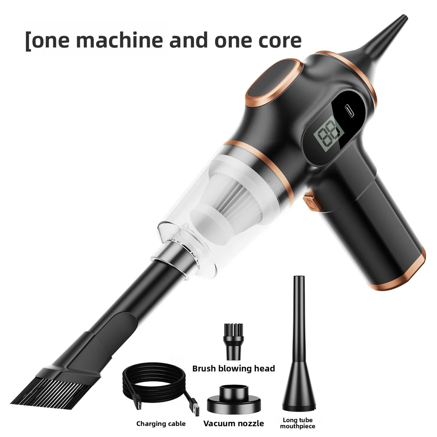 Dany'L - 🚗💨 Mini-Aspirateur Sans Fil Portable – Car & Home, Puissant et Ultra Pratique