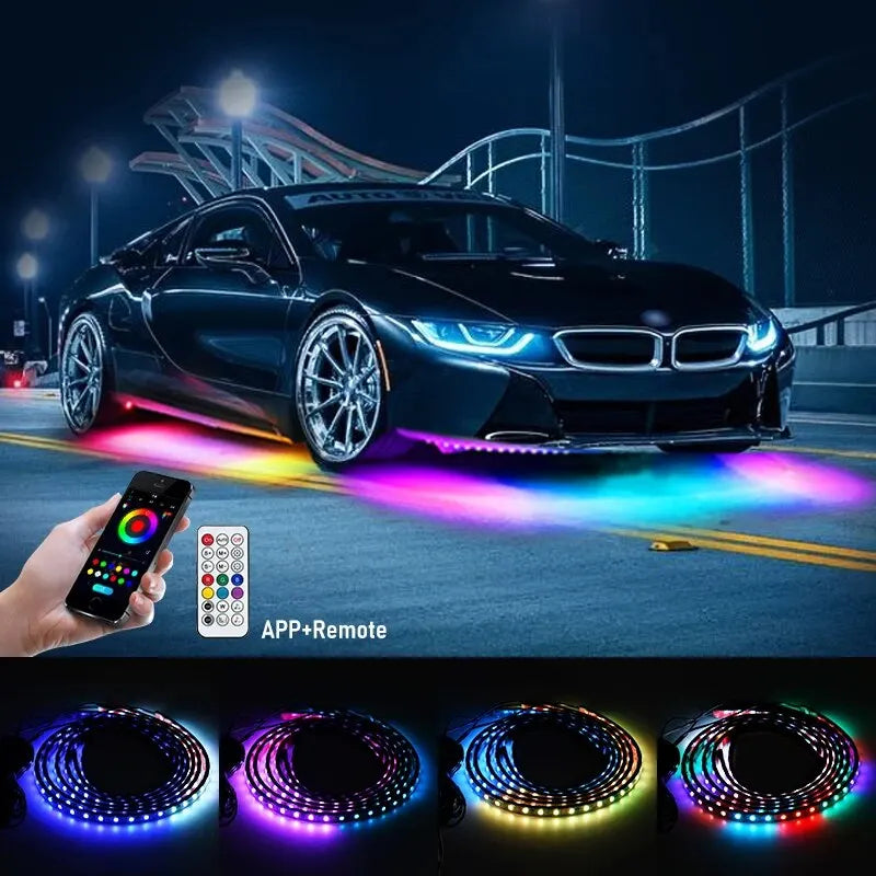 Dany’L - Bande flexible LED RGB pour châssis de Voiture