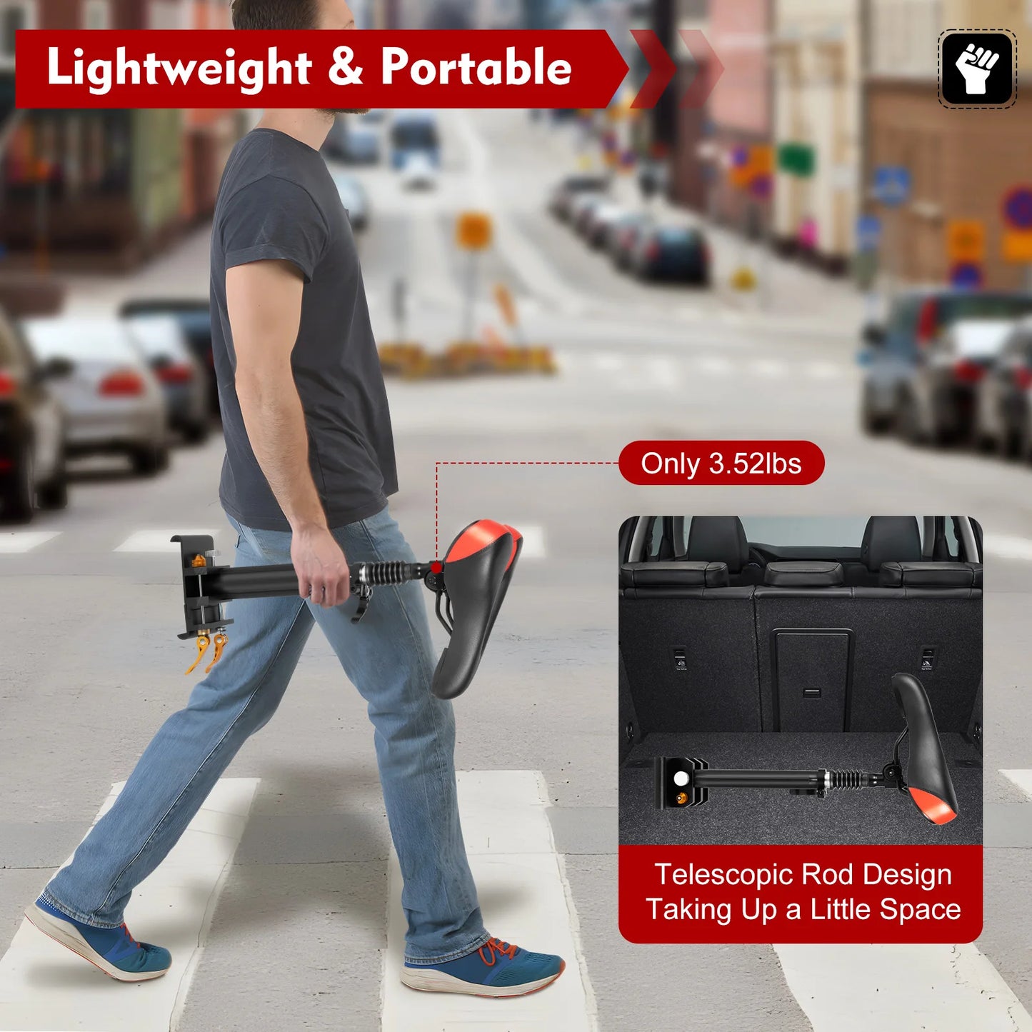 Dany’L - Selle Ajustable pour Trottinettes Électriques Dany'L, Xiaomi M365 et M365 Pro