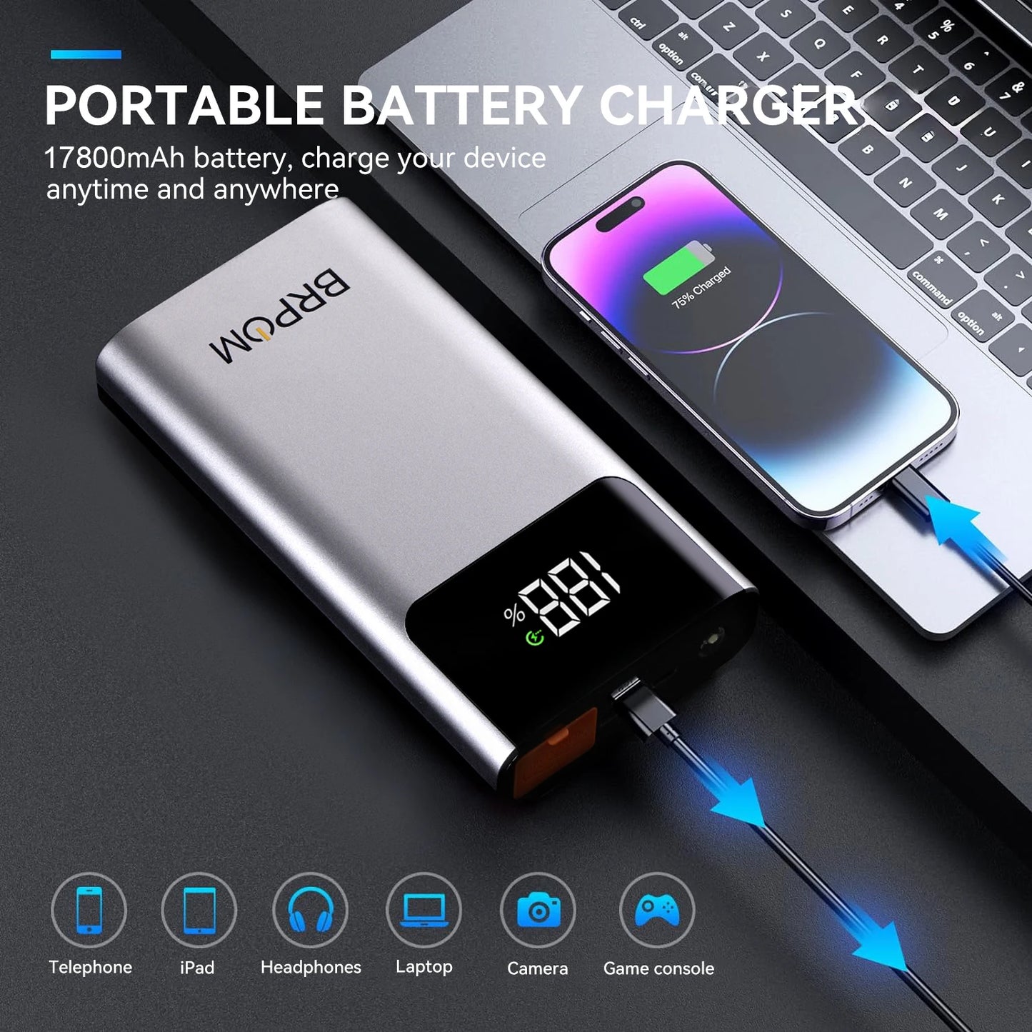 Dany'L - Jump Starter 3-en-1 – 4000 A, Power Bank et LED 🚀🔋