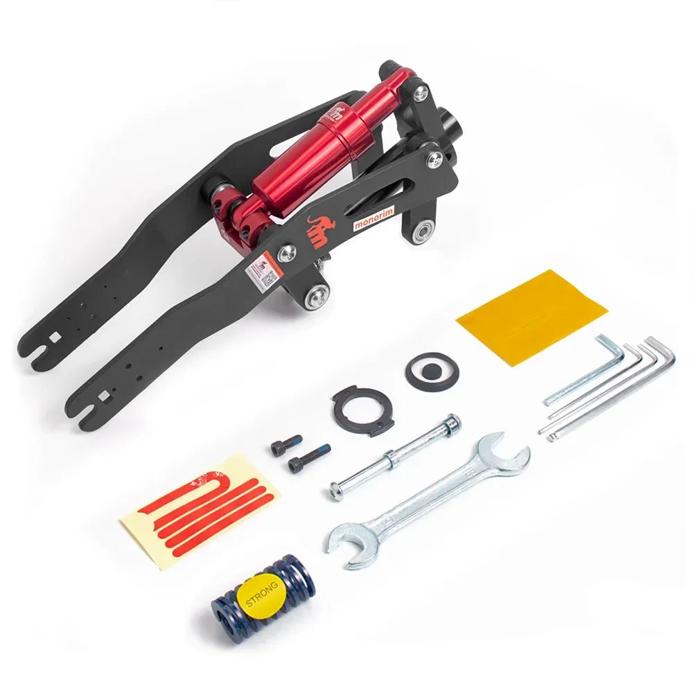 🛴 Monorim – Kit Suspension Avant & Arrière, Tube Shock Absorption pour Xiaomi M365 / 1S / Pro / Pro2 / Mi3