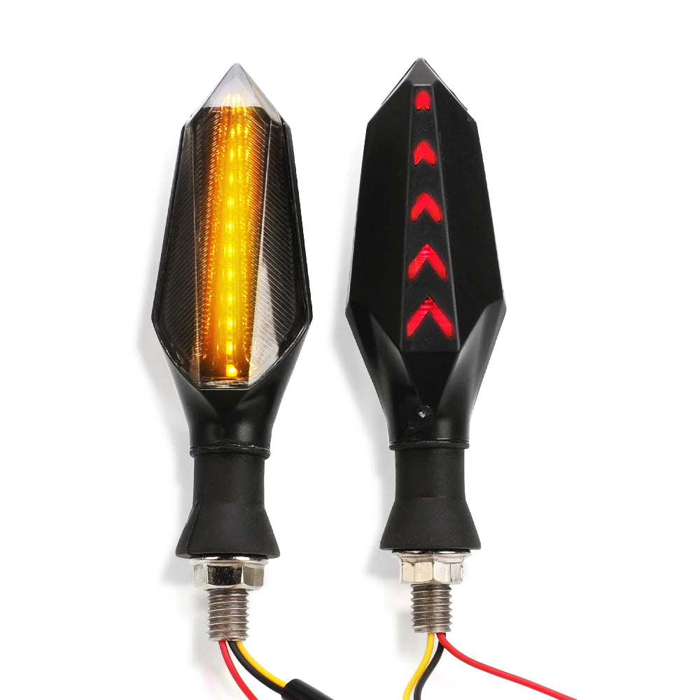 Dany'L - 🏍️ Clignotants Avant & Arrière Universels pour Yamaha YZF-R1 / R6 / MT-07 / MT-09 / ZX-6R / ZX-10R