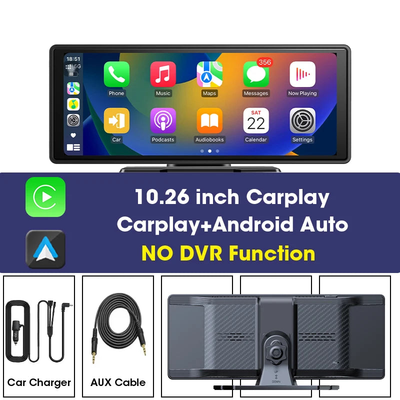 Dany'L - Caméra Dashcam 360° 4K avec CarPlay – La conduite connectée et sécurisée
