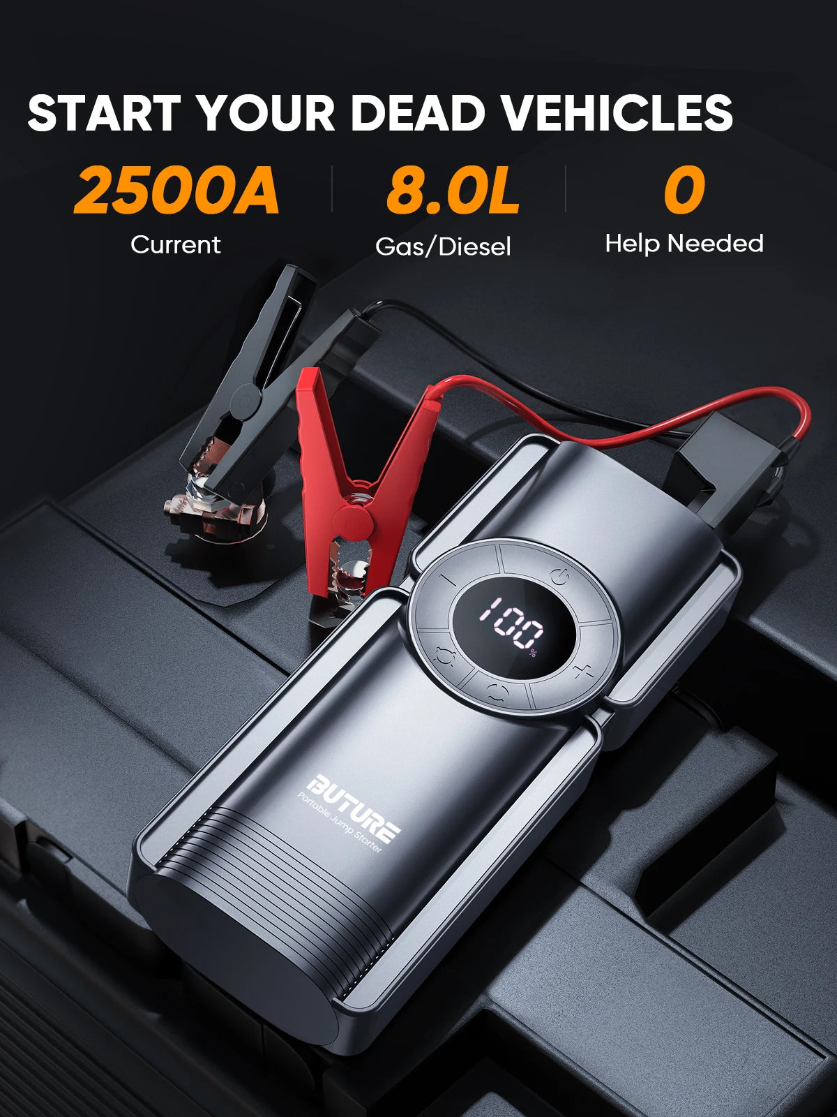 Dany'L - 4-en-1 – Booster, Pompe, Power Bank & Gonfleur 💨📱🔋🚗