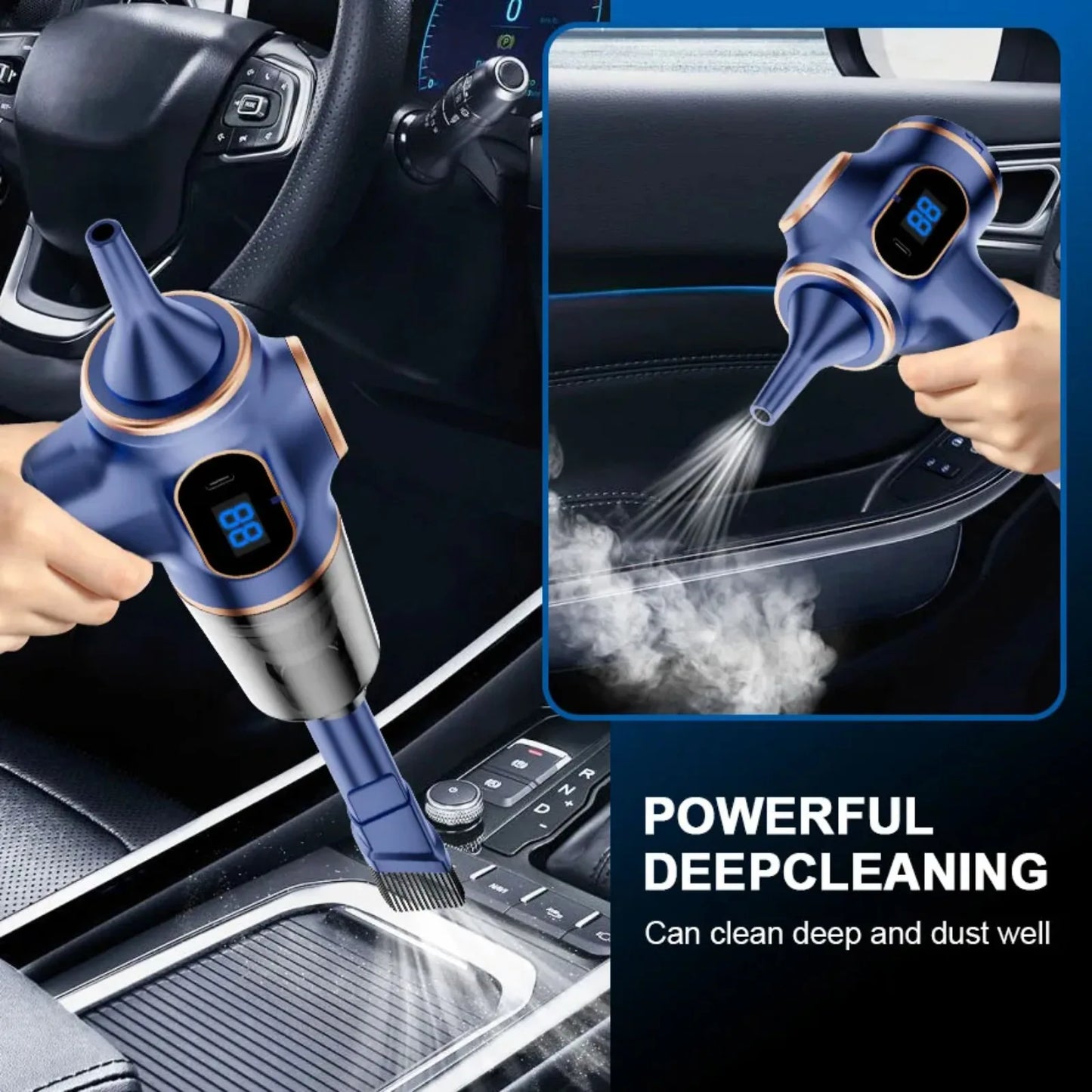 Dany'L - 🚗💨 Mini-Aspirateur Sans Fil Portable – Car & Home, Puissant et Ultra Pratique