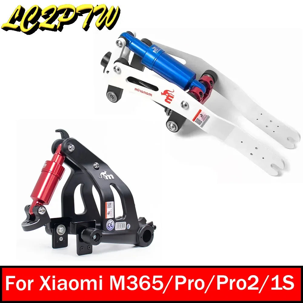 🛴 Monorim – Kit Suspension Avant & Arrière, Tube Shock Absorption pour Xiaomi M365 / 1S / Pro / Pro2 / Mi3