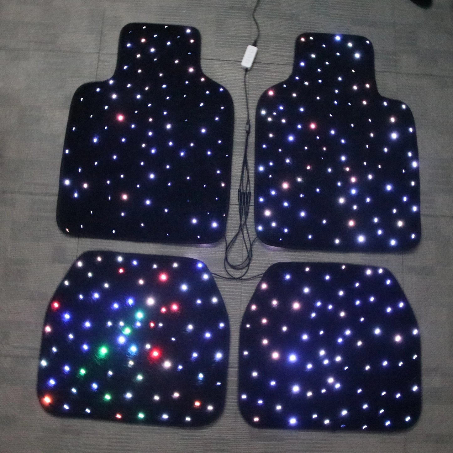 Dany’L - Sol Étoilé. Tapis à Fibre Optique LED RGB 🌈