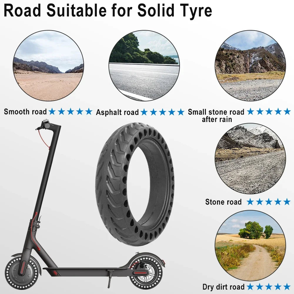 Pneu Plein 8.5 Pouces pour Trottinette Électrique Xiaomi M365 Pro