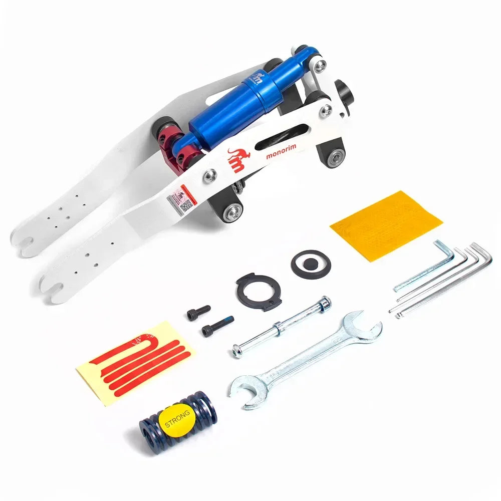 🛴 Monorim – Kit Suspension Avant & Arrière, Tube Shock Absorption pour Xiaomi M365 / 1S / Pro / Pro2 / Mi3