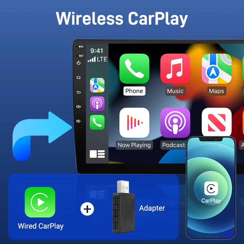 Adaptateur Universel CarPlay & Android Auto Sans Fil