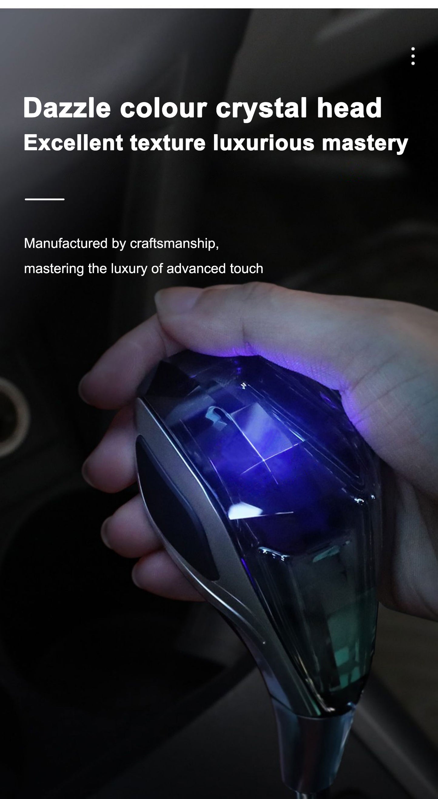 Dany’L - Pommeau de Levier de Vitesse Universel LED RGB 🌈