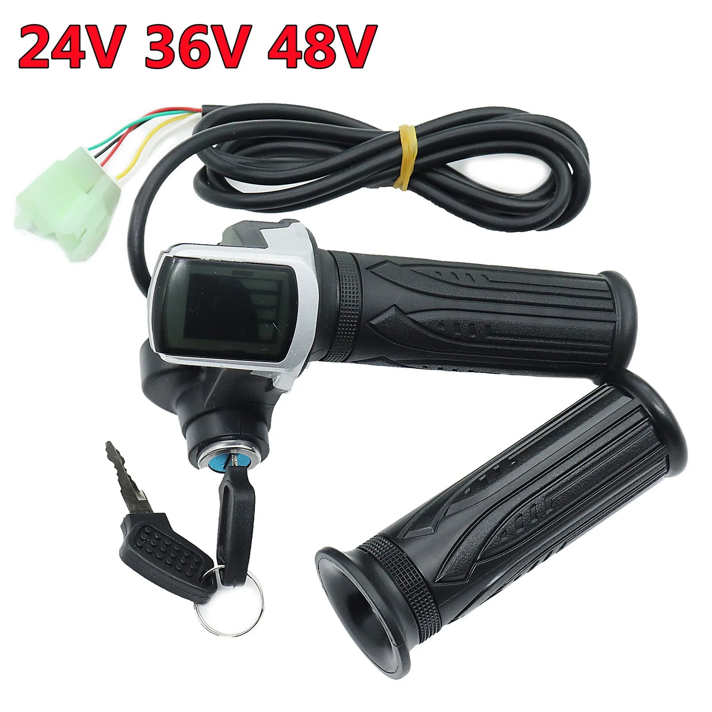 Dany'L - 🔧 Poignée d’Accélérateur Universelle LCD + Verrou – 24V / 36V / 48V