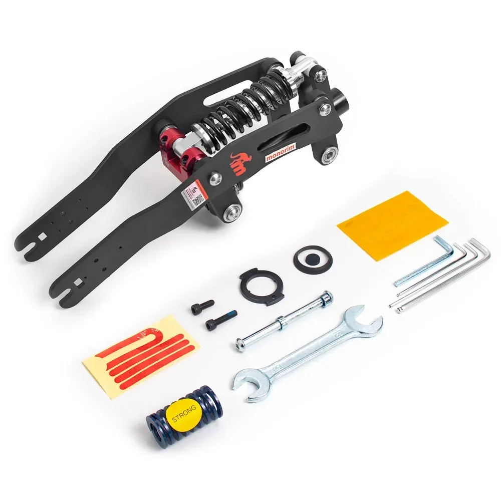 🛴 Monorim – Kit Suspension Avant & Arrière, Tube Shock Absorption pour Xiaomi M365 / 1S / Pro / Pro2 / Mi3