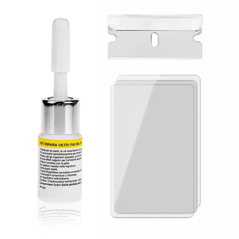 Kit de Réparation de Pare-Brise - Résine Nano pour Fissures et Éclats