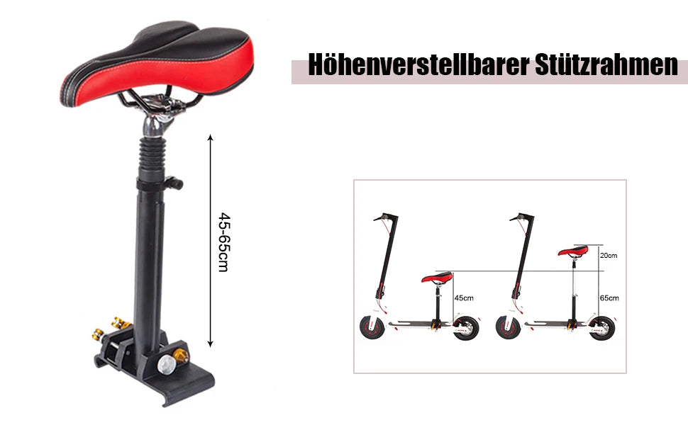 Dany’L - Selle Ajustable pour Trottinettes Électriques Dany'L, Xiaomi M365 et M365 Pro