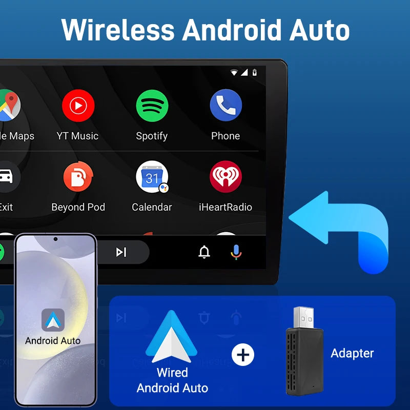 Adaptateur Universel CarPlay & Android Auto Sans Fil