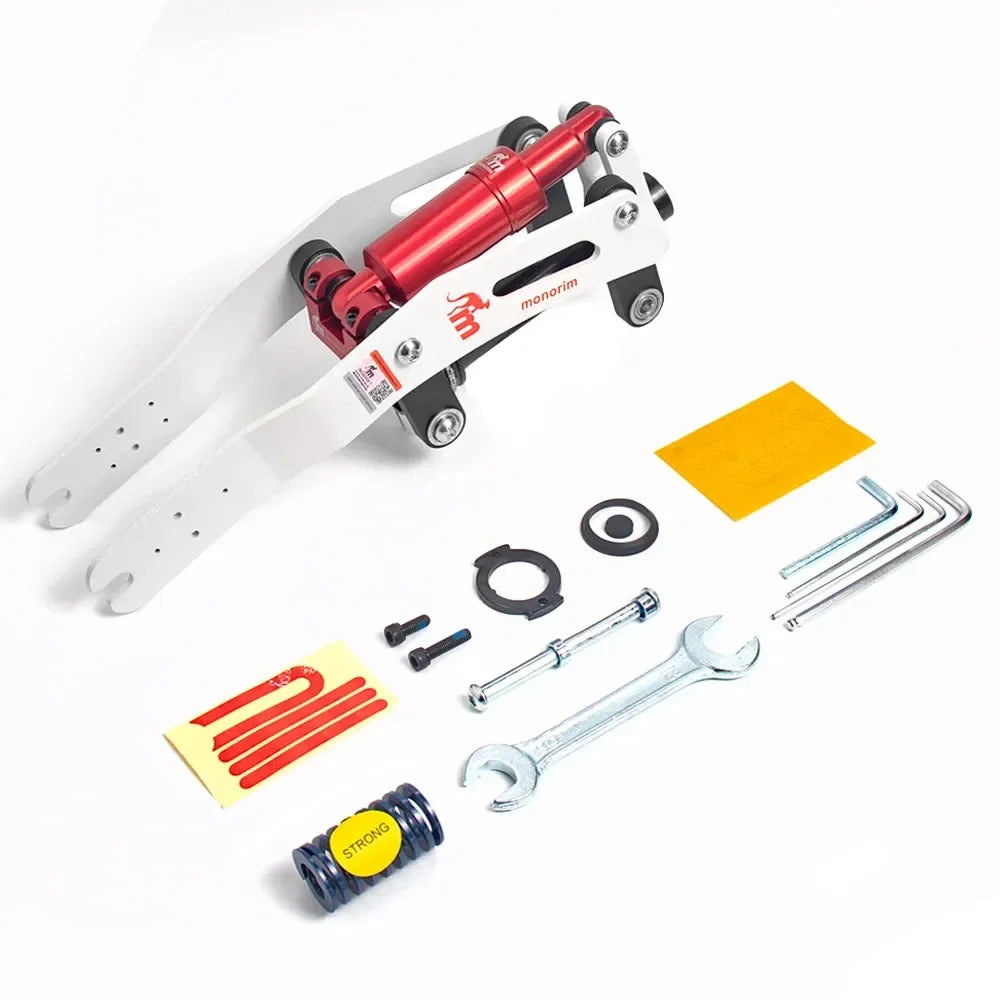 🛴 Monorim – Kit Suspension Avant & Arrière, Tube Shock Absorption pour Xiaomi M365 / 1S / Pro / Pro2 / Mi3
