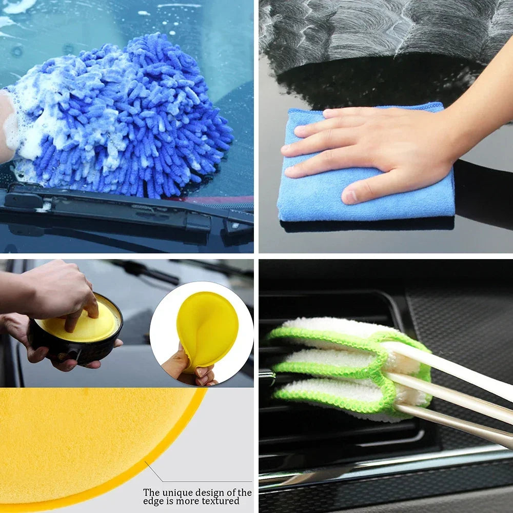 Dany’L - Kit de brosses de Nettoyage Automobile