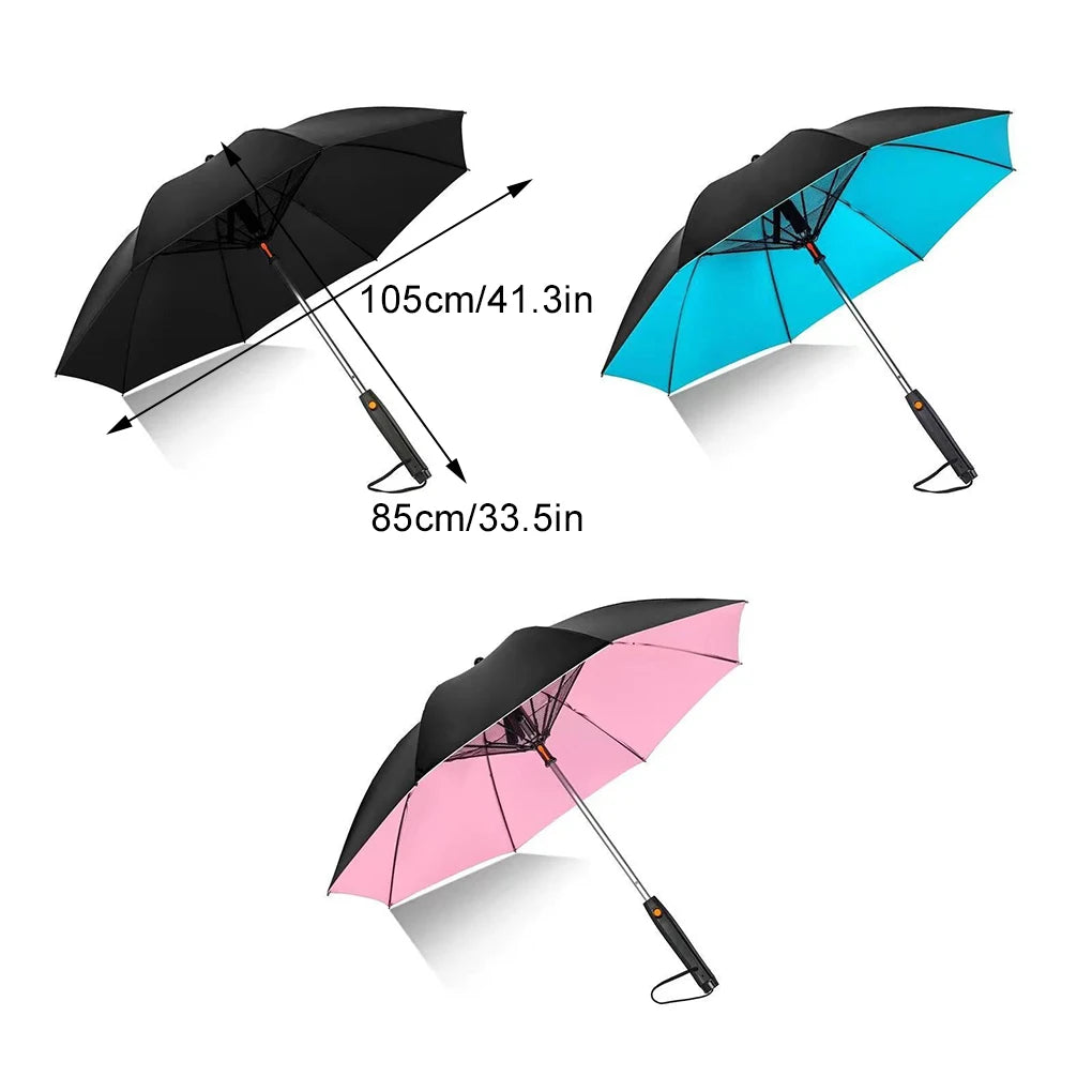 Dany'L - ☂️ Parapluie 3-en-1 USB Rechargeable, Ventilateur + Brumisateur + Classe Infinie