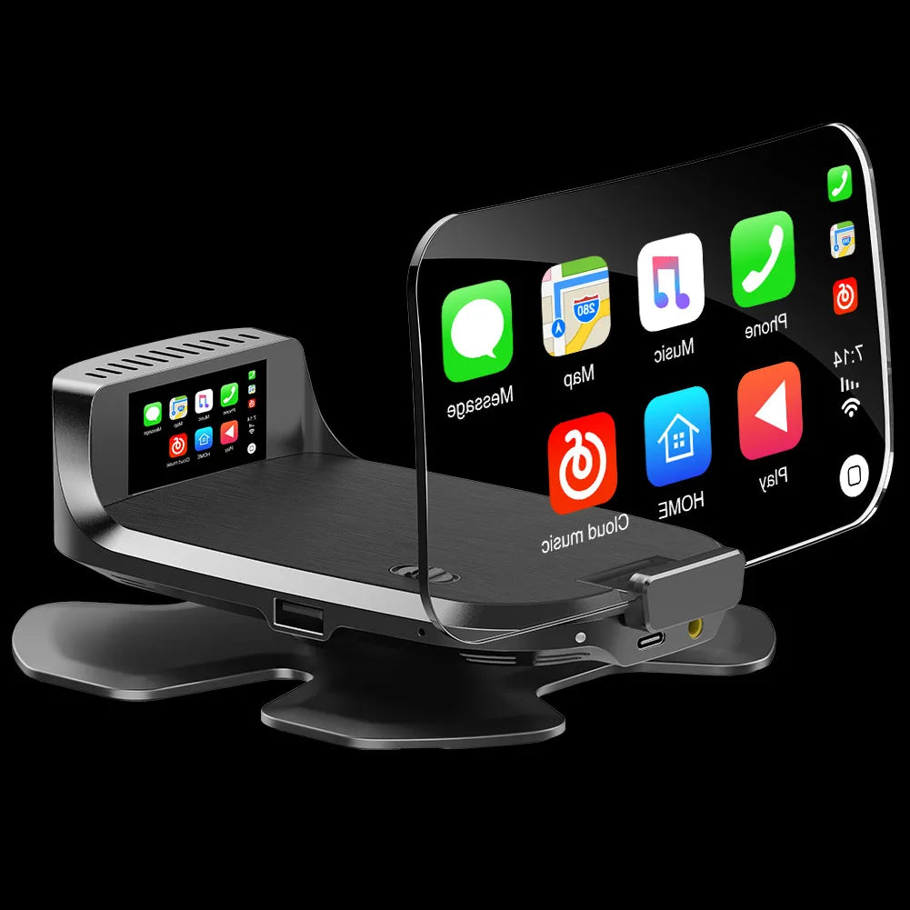 Dany’L - Affichage Tête Haute Apple Carplay & Android Auto pour Voiture