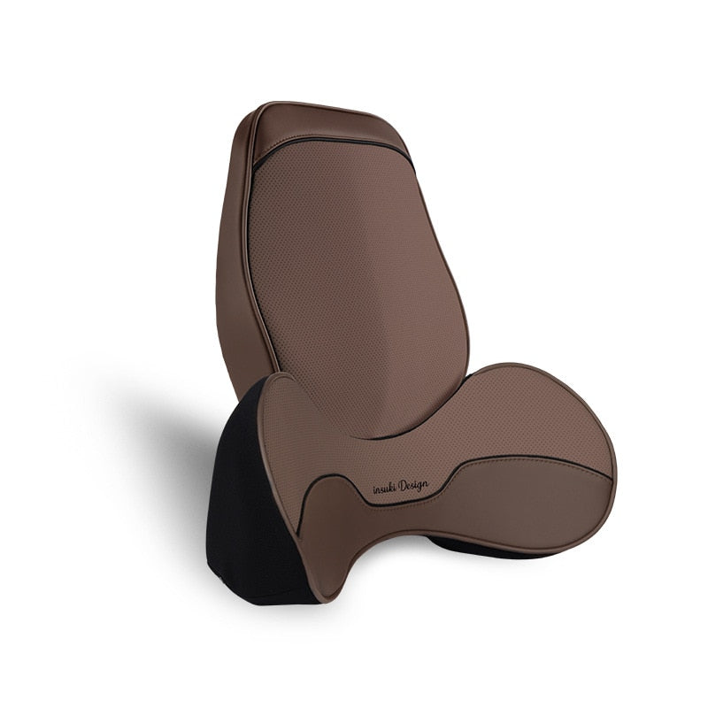 Coussin nuque et lombaire en Cuir pour Voiture