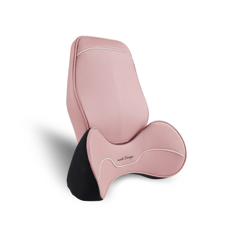 Coussin nuque et lombaire en Cuir pour Voiture