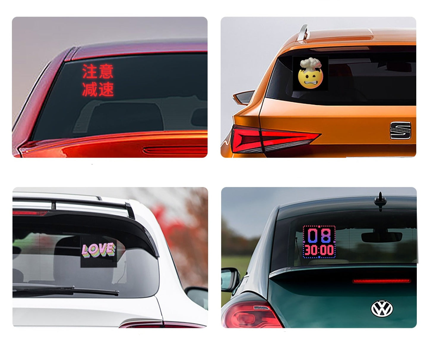 Dany’L - Écran d'expression LED pour Voiture