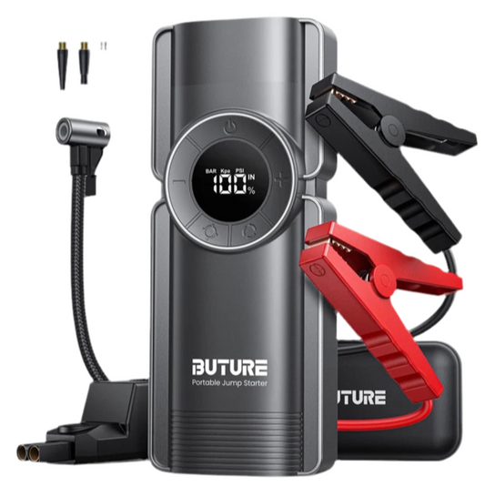 Dany'L - 4-en-1 – Booster, Pompe, Power Bank & Gonfleur 💨📱🔋🚗