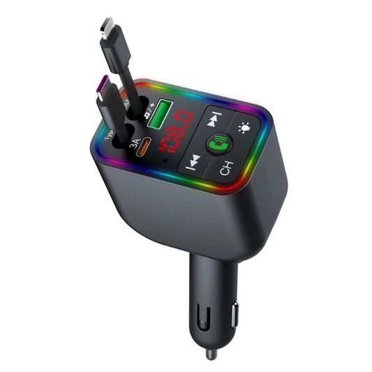 Dany’L - Transmetteur Bluetooth LED avec chargeur Retractable