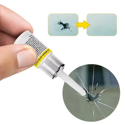 Kit de Réparation de Pare-Brise - Résine Nano pour Fissures et Éclats