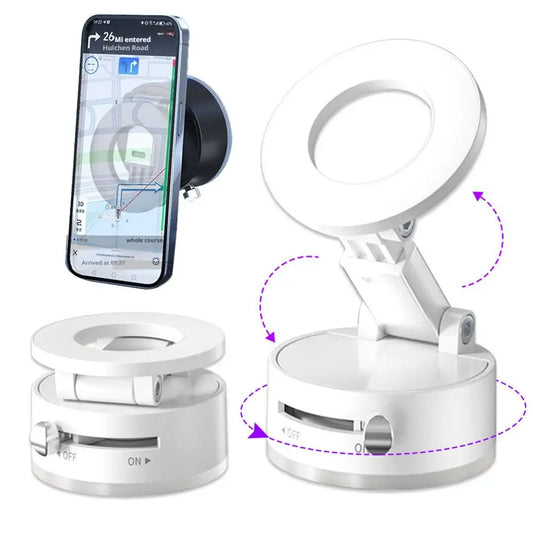 Dany'L - Support Téléphone Magnétique, Fixation Ultra Forte & Design Pliable 360°
