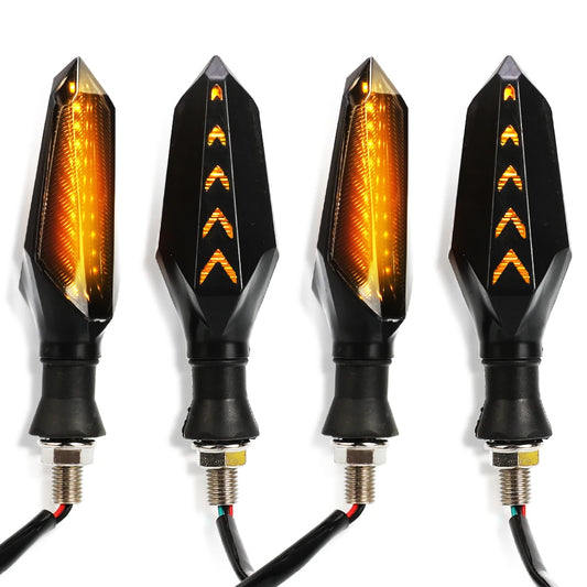 Dany'L - 🏍️ Clignotants Avant & Arrière Universels pour Yamaha YZF-R1 / R6 / MT-07 / MT-09 / ZX-6R / ZX-10R