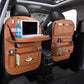 Sac de rangement pour siège de voiture en cuir