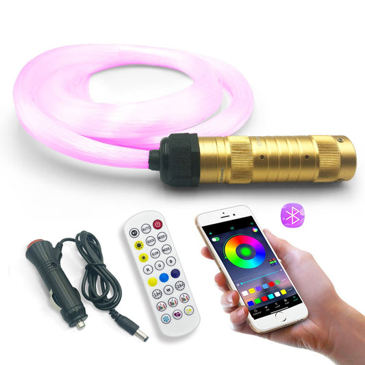 Plafonnier à Fibre Optique, Contrôle Intelligent par Application, Effet Ciel Étoilé