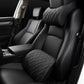 Oreiller de Voiture en Mousse à Mémoire de Forme pour nuque et lombaire - En Cuir PU