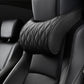 Oreiller de Voiture en Mousse à Mémoire de Forme pour nuque et lombaire - En Cuir PU