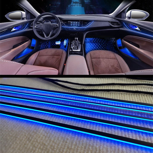 Kit Universel de Lumières Ambiantes à LED RVB 18-en-1 avec Double Zone